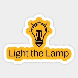 Light the lamp Sticker